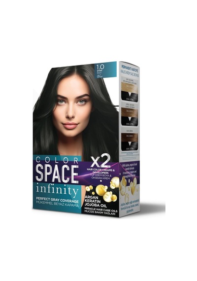 Space Infınıty Set Saç Boyası 1.0 Siyah