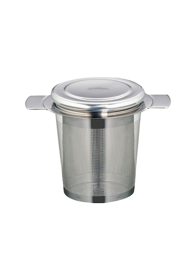 Profi Paslanmaz Çelik Teefilter 10,2x7,5x7,4 Cm Kapaklı Ve Geniş Saplı Çok Renkli