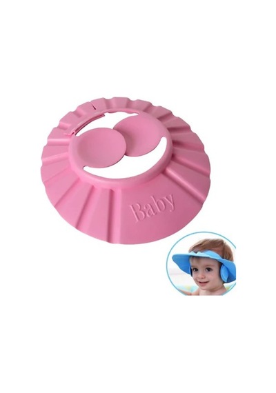 Kulaklıklı Bebek Banyo Şapkası (Ayarlanabilir Düğmeli) Çok Renkli