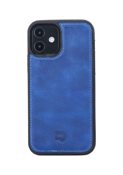 Apple Uyumlu iPhone 12 Pro Deri Cüzdanlı Kılıf Okyanus Mavi