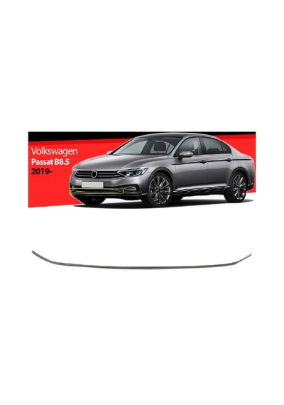 Volkswagen Passat Uyumlu B8,5 Sis Farı Orta Çitası -2019 Paslanmaz Çelik Parça