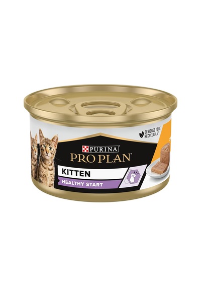 Junior Tavuklu Konserve Yaş Kedi Maması 85 G 2li Paket