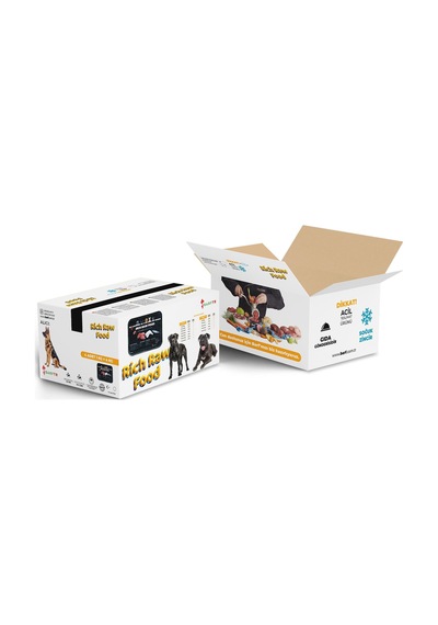 Barftr Rıch Raw Food 4 KG Yetişkin Köpek Maması 4 x 1 KG