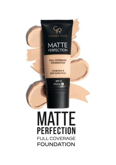 Perfection Foundation - 06 - Yoğun Kapatıcı Mat Fondöten 0