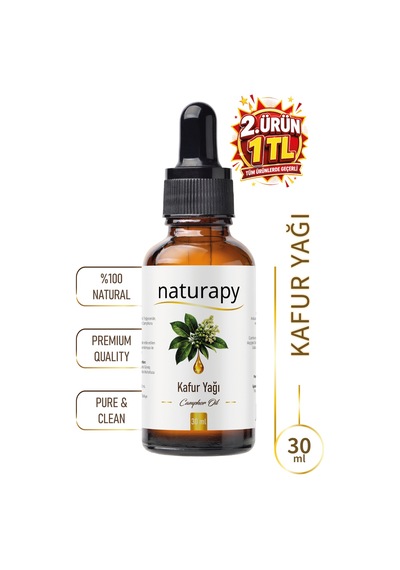 Kafur Yağı Camphor Oil Uçucu Yağ 30 Ml Damlalıklı Cam Şişe