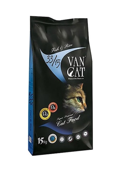 Vancat Balıklı Yetişkin Kedi Maması 15 KG