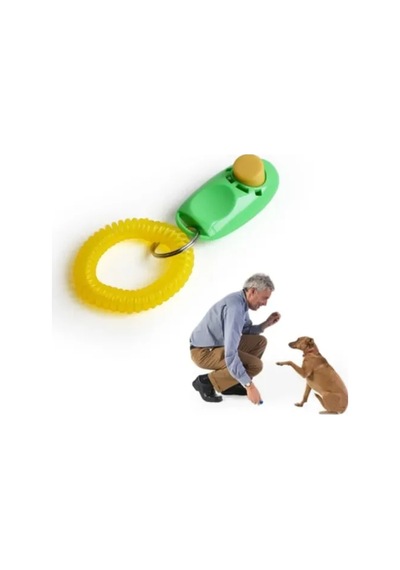 1 Adet Clicker Köpek Eğitim Aleti Sesli Onay Cihazı