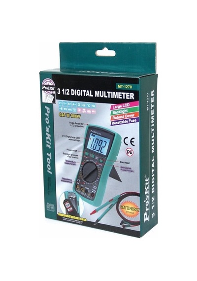 Proskit Mt-1270 3 1/2 Dijital Multimetre Ölçü Aleti