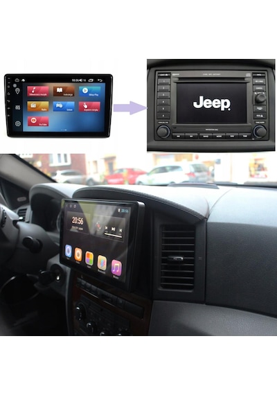 Jeep Grand Cherokee Android Multimedya Sistemi 2-32 Myway 2007-2010 9"