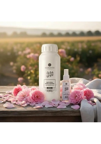 Doğal Gül Suyu 500 Ml - %100 Saf Gül Suyu & Hediye Sprey Şişe Seti