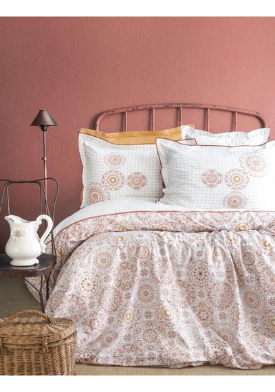 Apricitas Home Tek Kişilik Celeste Mercan Nevresim Takımı Lastiksiz Çok Renkli