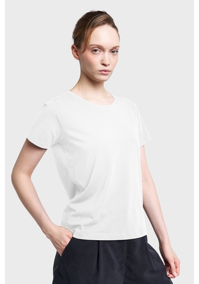 Lescon Kadın Kısa Kollu T-shirt 26y-2127 Beyaz