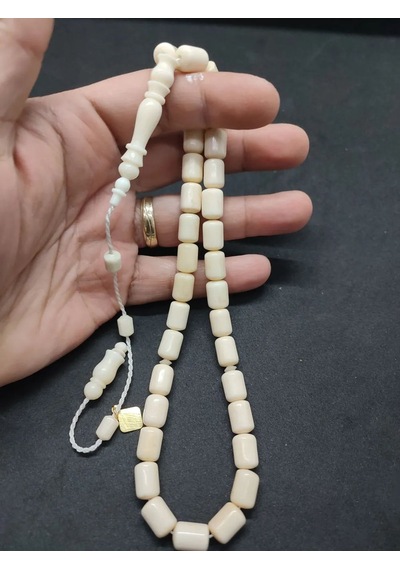 İskeçeli Cemi L Usta Eseri Sülün İmame Naturel Bali Na Kemi Ği Açık Gri 31649201