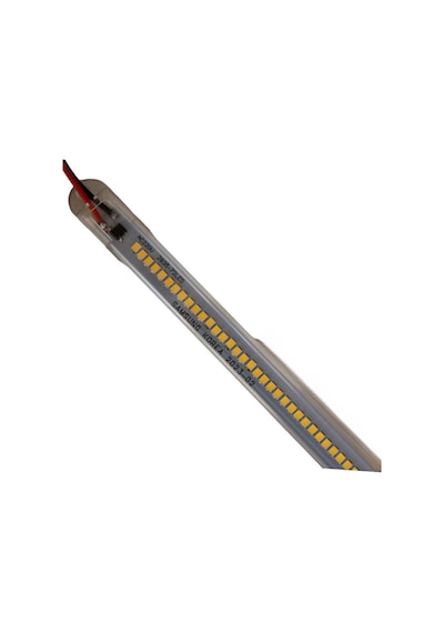 220 Volt 2835 Çubuk Led 30 Cm Kasalı Dim Edilebilir Bar Led 220v Gün Işığı 3000-3200k-şeffaf Cam