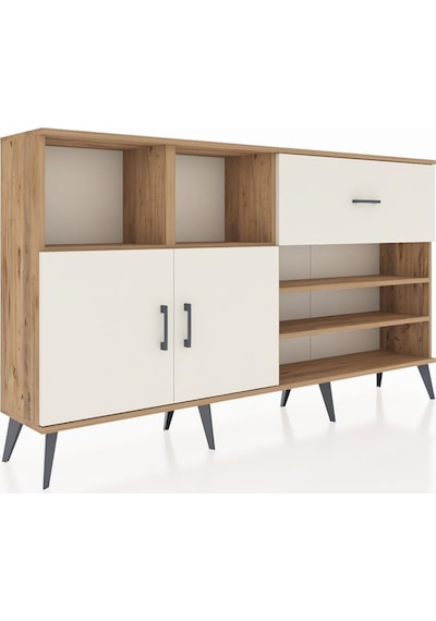 Arges Konsol 6 Raflı Tek Çekmeceli 2 Kapaklı 176x30x99 Çam-aytaşı Aytası - Atlas Çam Arges Konsol 6 Raflı Tek Çekmeceli 2 Kapaklı 176x30x99 Çam-aytaşı Aytası - Atlas Çam