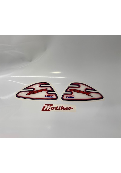 Honda CBR HRC Tank Pad Damla Sticker Modeli