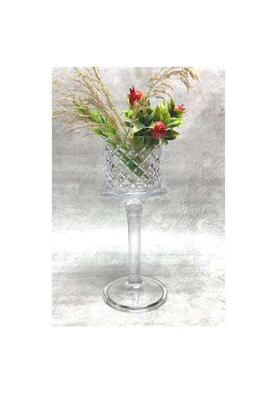 El Yapımı Gözde Kafes Model Ayaklı Sunumluk 10x30 Cm