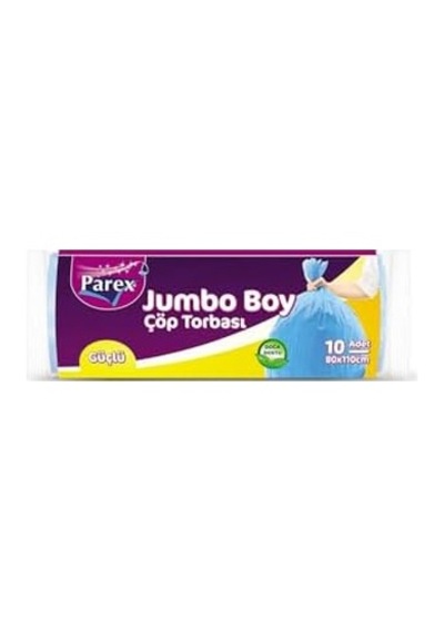Güçlü Çöp Torbası Jumbo Boy 10'lu