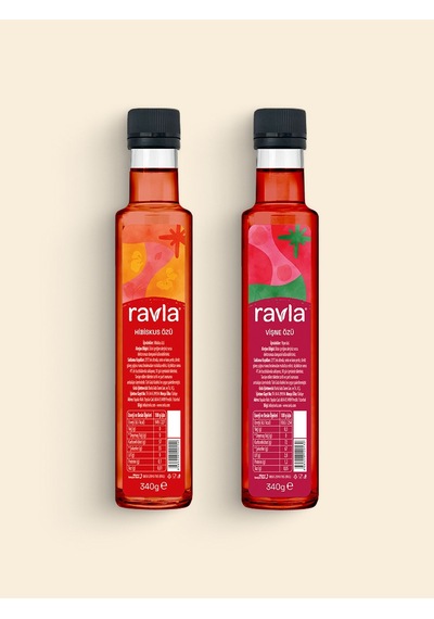 2'li Ürün - Ravla Hibiskus Özü 340g / Vişne Özü 340g