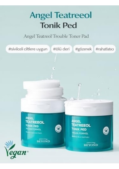 Teatreeol Trouble Toner Pad Tea Tree Aha Bha Akne Karşıtı Tonik Ped 185 Ml 130 Ped