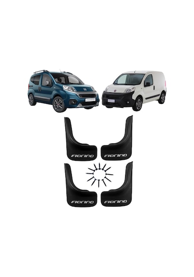 Fiat Fiorino Uyumlu 4 lü Ön-Arka Paçalık Tozluk Çamurluk U1FIOX002YD