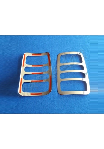 Vw Caddy Krom Stop Çerçevesi 2004-2014 2 Parça Paslanmaz  Çelik