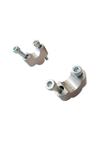 Suzuki Bandit 1250 Uyumlu Bay4Global Premium CNC Gidon Yükseltme Aparatı (25mm / 7075 T6 Gri)