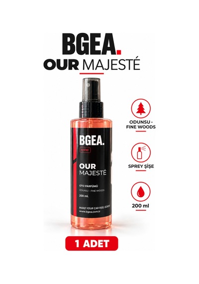 Bgea Our Majesté Odunsu Oto Parfümü Fine Woods Sprey 200 Ml