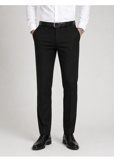 Classics Men Ricasti Regular Fit Erkek Kumaş Pantolon - 7755 Siyah