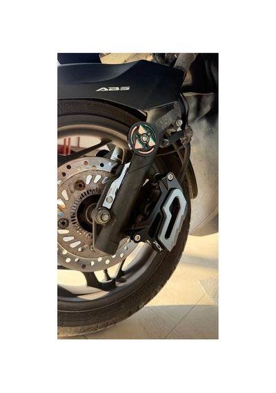 Honda Pcx Gri Renk Abs Sensör Koruyucu, Kaliper Koruyucu, Reflektör Üçlü Set