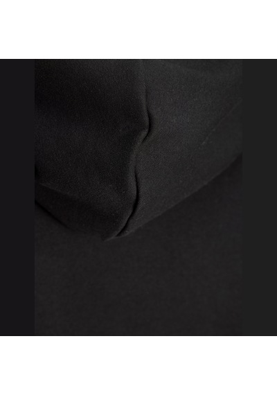 Jack & Jones Erkek Gögüs Baskili Regular Fit Kagüsonlu Sweatshirt - Rush - 12298428 Siyah