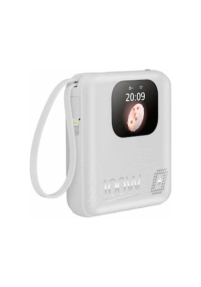 Akıllı Powerbank 10.000 Mah 4 Çıkışlı Taşınabilir Dijital Göstergeli Altın