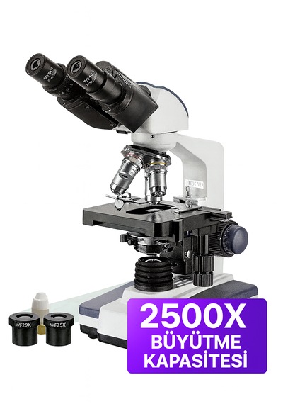 Ultra Net 2500x Mdstech Binoküler Biyolojik Laboratuvar Mikroskobu Profesyonel Kullanım
