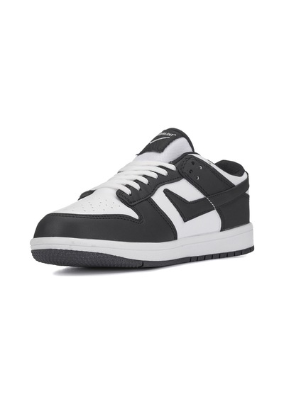 Günlük Kadın Rahat Esnek Hafif Sneaker Kaymaz Taban Bağcıklı Spor Ayakkabı 8075 Siyah- Beyaz Günlük Kadın Rahat Esnek Hafif Sneaker Kaymaz Taban Bağcıklı Spor Ayakkabı 8075 Siyah- Beyaz