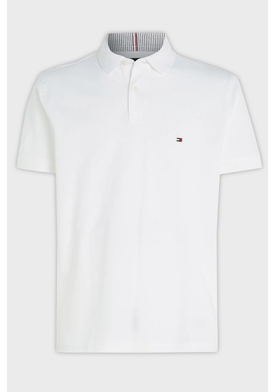 Tommy Hilfiger Erkek Polo Yaka T Shirt Mw0mw17770 Ybr Beyaz Beyaz