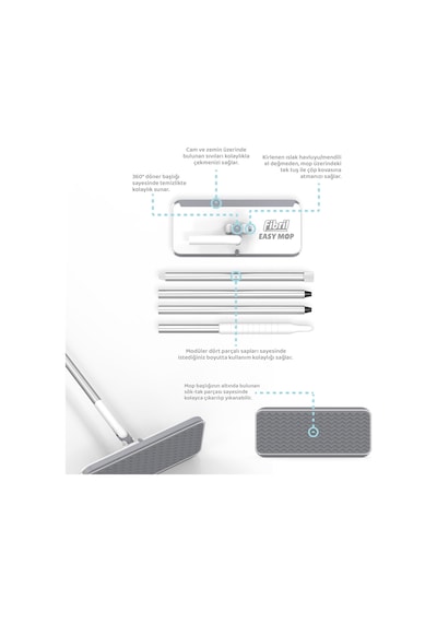 Fibril Easy Mop Pratik Temizlik Sistemi