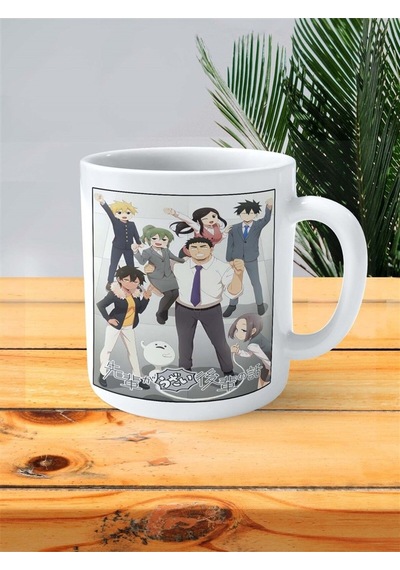 Senpai Ga Uzai Kouhai No Hanashi Baskılı Kupa Bardak Kişiye Özel Model 1 Çok Renkli