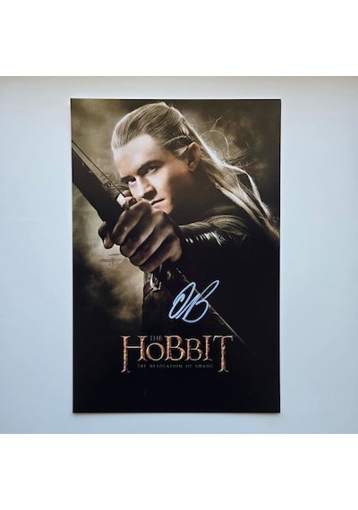 Orlando Bloom 20x30 Cm Boyutunda Islak İmzalı Fotoğraf Ömür Boyu