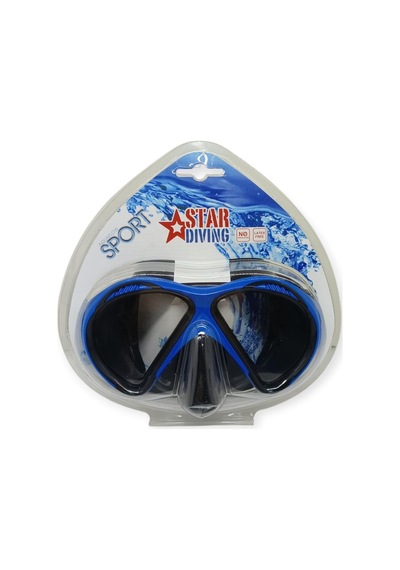 Star Diving Dalış Maskesi Yetişkin - 51701-mavi Lisinya Çok Renkli