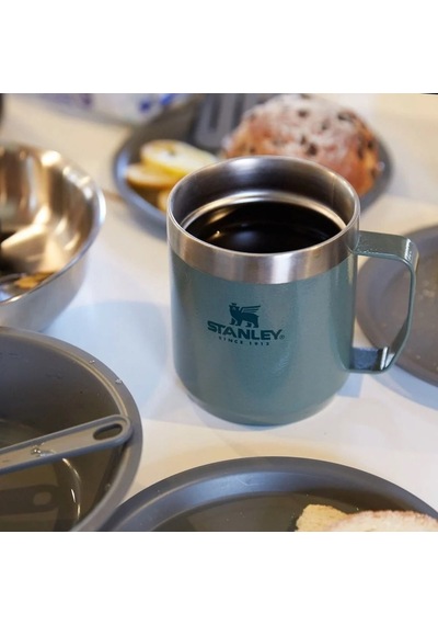 The Legendary Camp Mug Kapaklı Termos Bardak 0.35l 12oz - Hammertone Green