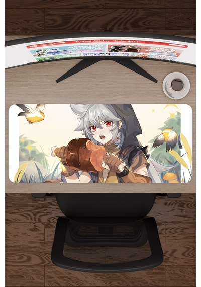 Razor Genshin Impact Anime Oyuncu V3 - 70x30 Xl Gaming Mouse Pad Fare Altlığı