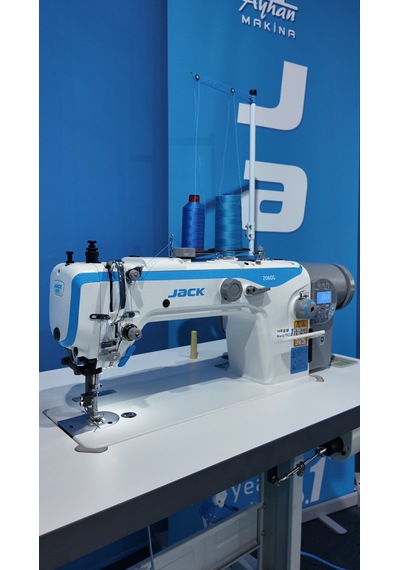 Jack 2060g Full Otomatik Çift Papuç Dikiş Makinası 3'lü Transporrt Sistemli Orta Ayak Yükseklik Ayarlı, 9mm Yok