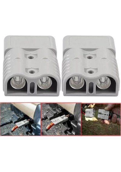 Skyelectric Çiftli Anderson 50a Kırmızı Konnektör 2 Adet 251879770