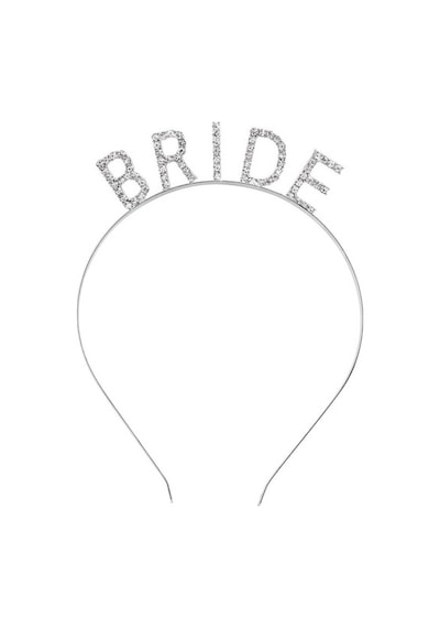 Periboia Bekarlığa Veda Bride Tacı Gümüş Renk