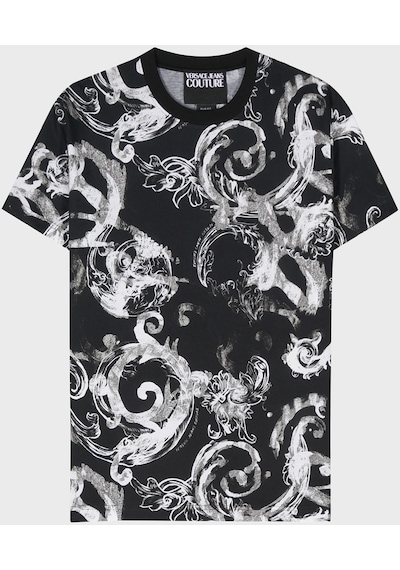 Versace Jeans Couture Erkek T Shirt 76gah6s0 Js287 899 Siyah