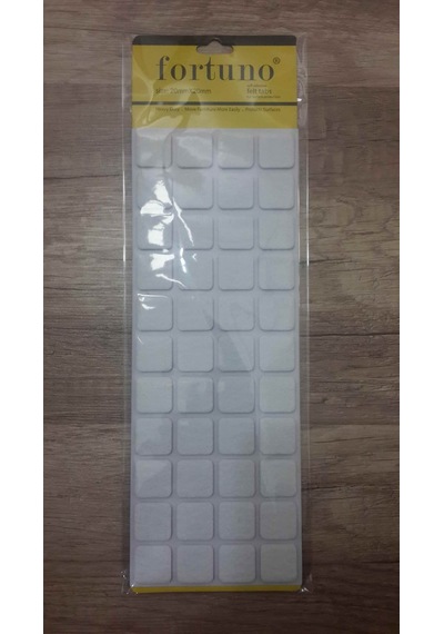 Kahve Rengi Yapışkanlı Keçe; Mobilya Masa Sandalye İçin 1 Paket Daire / Kare