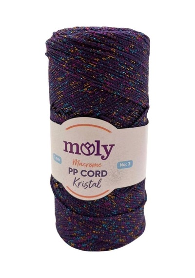 Angel Çanta Aksesuar Moly Yarn 200 Gr Simli Polyester Makrome No:1160-1 Diğer