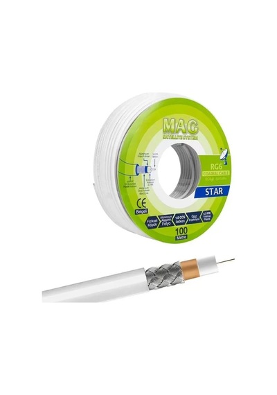 Hubrendy Sh Mag Rg6-u4 İthal Anten Kablosu 100 Metre