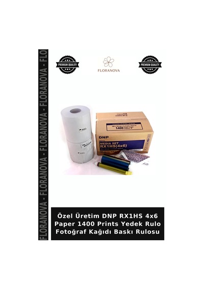 Özel Üretim Dnp Rx1hs 4x6 Paper 1400 Prints Yedek Rulo Fotoğraf Kağıdı Baskı Rulosu