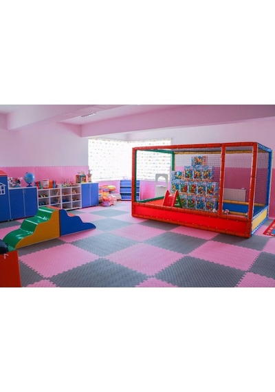 Tatami Minder 100X100 Kalınlık 26Mm Mavi 100 Adet Çok Renkli